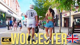 Worcester - City Tour 2024| Walking The Streets of Worcester | Central Worcester Walk [4K HDR]