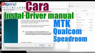 Cara instal manual driver semua cipset hp android di windows 11