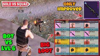 No Armor  + Improved Mk14 Only Solo vs Squad Challenge | Pubg Metro Royale