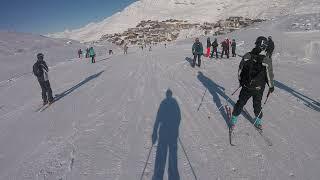 Val Thorens ski December 2021 School area