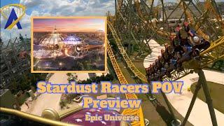 Epic Universe Stardust Racers POV First Look