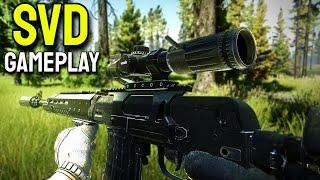 HIGH DAMAGE SVD AGAINST ENEMY PLAYERS - ESCAPE FROM TARKOV SOLO SVD GAMEPLAY