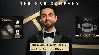 BRAWN HAIR WAX ALMOND & ARGAN | THE MAN COMPANY | REVIEW | THE UNITED GENTLEMEN