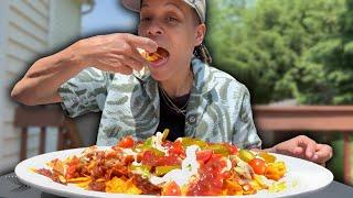 Fully Loaded Doritos Nachos + Pretending To Be Happy For Social Media