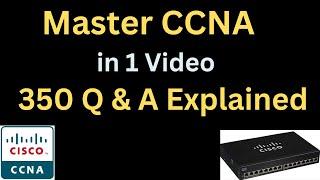 Free CCNA 200-301 Complete Course 2025 | 355 CCNA Practice Questions with Detailed Explanations