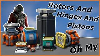 Rotors, Hinges and Pistons Settings Tutorial - Space Engineers