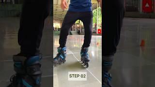 ‍️Freaky leg swipes #inlineskating #statusvideo #skatinglessons