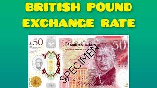 British Pound (GBP) Exchange Rate Today