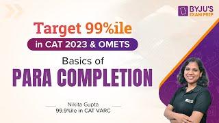 Para Completion for CAT 2023 & Other MBA Exams | VARC Workshop | Ace Verbal Ability Section