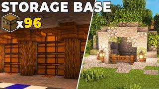 Minecraft | How to Build An Underground Storage Base