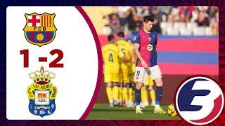 FULL MATCH HIGHLIGHTS : FC BARCELONA 1-2 UD LAS PALMAS, ALL MISS AND SAVES