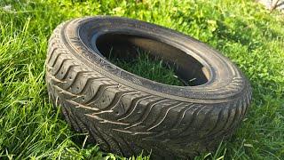 Few people know the secret of the old car wheel. Brilliant idea