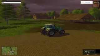 Farming Simulator 2015 Сбор травы для силоса.