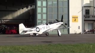 P-51 MUSTANG Landing in Bremgarten by MAX ALPHA-Meiermotors