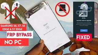 Samsung S6, S7, S6 Edge, S7 Edge Frp/Google Account Lock Bypass 2023 | Android 8 & 9 | Without Pc