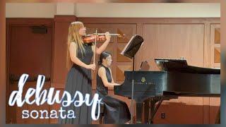 Debussy Sonata in G minor, L. 140 | performed by Ashlee Sung & Angela Wang