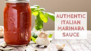 Authentic Italian Marinara Sauce Recipe