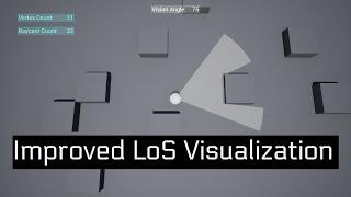 LoS Visualization with Edge Detection Optimizations in Unreal Engine