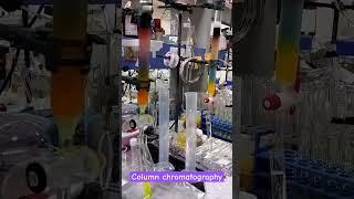 Column chromatography #research #lab #chemistry #science #innovation #phd #creativity #chemexplore