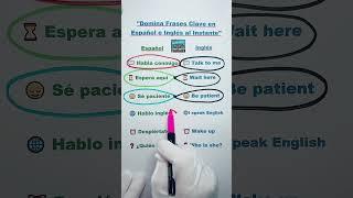 Domina Frases Clave en Inglés y Español en Segundos: ¡Aprende Fácil! #aprendoinglescantando6191 #ing