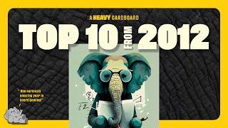 Top 10 BEST Board Games from 2012