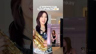 can u tell the difference?? #saxophone #cover #musician