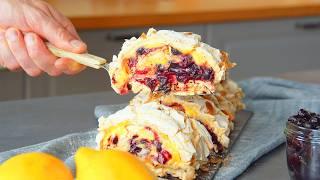 Lemon Meringue Blueberry Roll – Move Over Lemon Meringue Pie, This Dessert Is WAY Better!