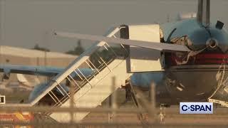 Trump departs Florida for DC -- White House meeting with Biden (11-13-2024)