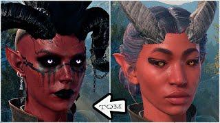 Become a PRO at Baldur's Gate 3 Original TIEFLING F Character Creation - Soundless BG3 Tutorial