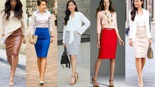 MODA MUJER, HERMOSAS COMBINACIONES CON FALDAS, TENDENCIA 2023, OUTFITS Y LOOKS ELEGANTES,  MODERNOS