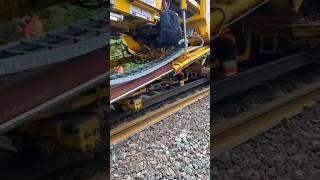 China's Track-Laying Machine Now Powering Indian Railways  | Changes 2 KM Track a Day #shorts