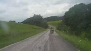 CRAZY BIKERS ESCAPE MOVIE : MONSTER OF LOCH NESS SPOTTED IN LAKE BALATON HUNGARIA
