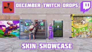 Rust December 2024 Twitch Drops! (Skins Showcase)