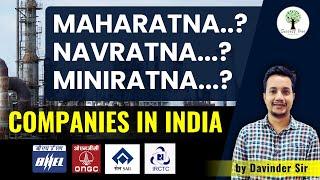 Maharatna, Navratna & Miniratna Companies in India | Success Tree