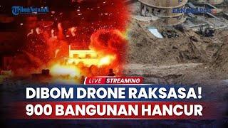 Drone-drone Raksasa Hantam Israel,9000 Bangunan dan 7000 Kendaraan Israel Hancur Dibom Hizbullah