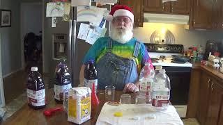 PawPaw Filtering and Bottling his Wine and a new recipe for Christmas