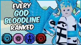 Every GOD Bloodline RANKED From WORST To BEST! | Shindo Life Bloodline Tier List