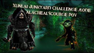 GuildWars2 Xunlai Junkyard Challenge Mode - alacHealScourge PoV