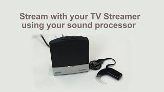 Stream audio from your TV Streamer using your sound processor