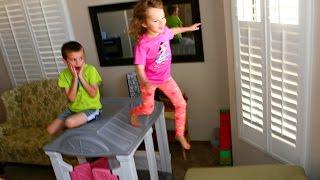 JUMPING OFF THE PLAY HOUSE!!! Crazy Kids