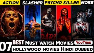 Top 7 Best Extreme Slasher (Brutal) Movies On YouTube in Hindi | Hollywood Slasher movies