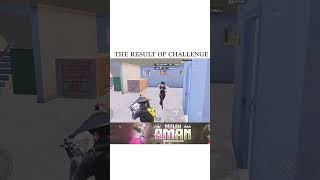 The Result Of Challenge ⁉️ | Bye Reflex Aman #bgmi #shorts #pubg