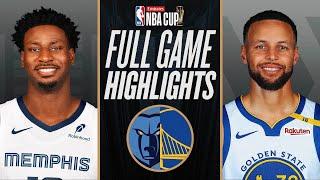 GRIZZLIES at WARRIORS | EMIRATES NBA CUP  | FULL GAME HIGHLIGHTS | November 15, 2024