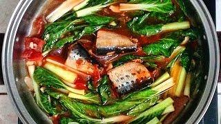 Ginisang Sardinas | Sauteed Sardines with Pechay (Bokchoy)