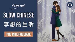 李想的生活 | Slow Chinese Stories Pre Intermediate | Chinese Listening Practice HSK 4/5