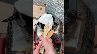A must have for your yard's efficient and safe burning smokeless wood stove! #outdoorstove #diy
