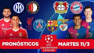 PRONÓSTICOS CHAMPIONS LEAGUE 8vos (VUELTA) MARTES 11/03 | PICKS GRATIS