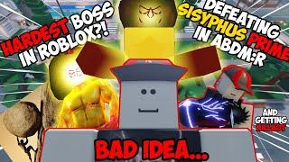 BEATING THE HARDEST BOSS IN ROBLOX AND OBTAINING KILLBOT IN [ ABDM:R ]