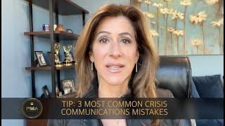 How to Avoid the 3 Most Common Crisis Communication Mistakes Tip  Wendy Saltzman Power Media Agency