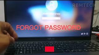 HOW TO RESTORE LAPTOP WINDOWS 10 FORGOT PASSWORD